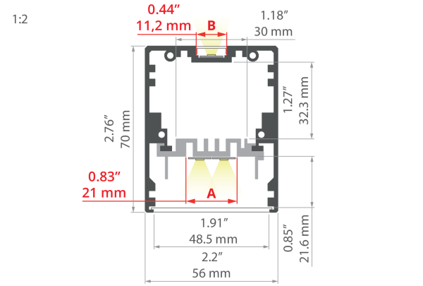 LED Pendelleuchte MOD-50